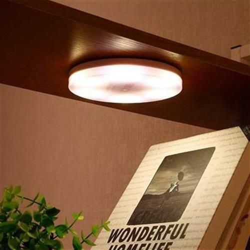 贴在墙上的灯ed小夜灯触摸感应调光灯吸灯q寝室宿舍床上贴墙灯.