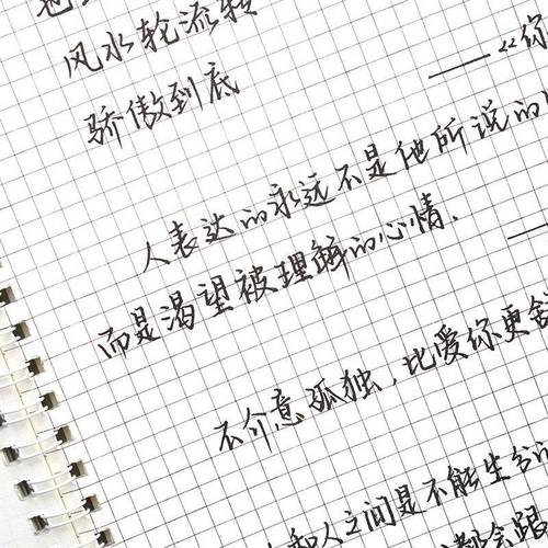 字帖女生鲸落练体恰好手写字帖 女生字体亮小漂清新