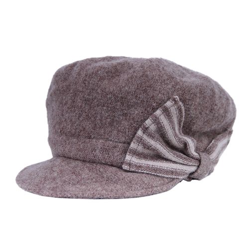 盛锡福帽子20年冬女式羊毛休闲帽蓓蕾帽日韩潮女ins帽女款贝雷帽