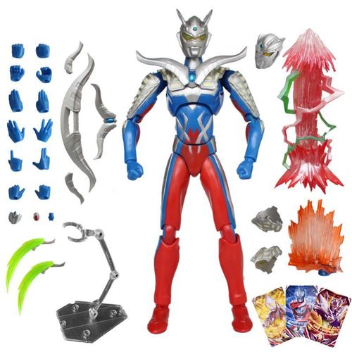 究极终极赛罗闪耀型无限形态光辉奥特曼可动人偶玩具