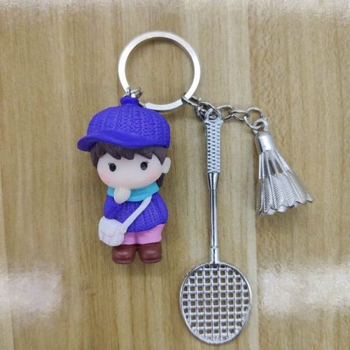 羽毛球挂件龙骧包挂件电动车装z饰品挂件可爱电动车挂件纪念俱乐