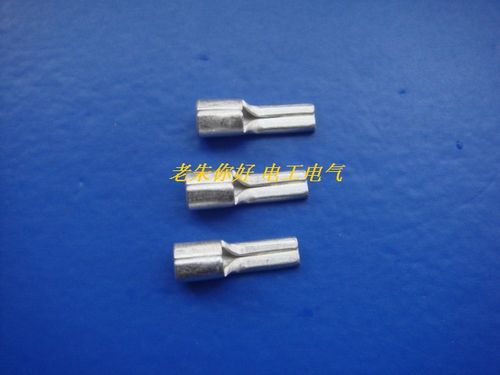 苏州源利接线端子 扁形裸端子tna14-8.5  扁形冷压端头 扁铜鼻子