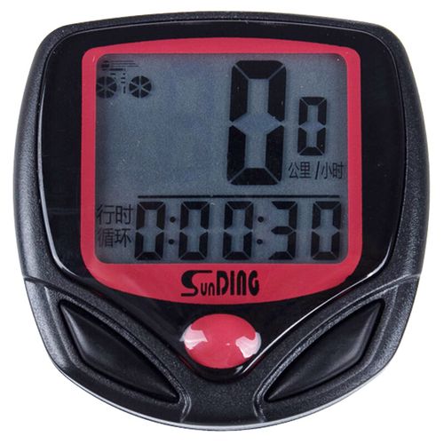 码表自行车配件里程表骑行装备大屏防水中文字p 多功能码表