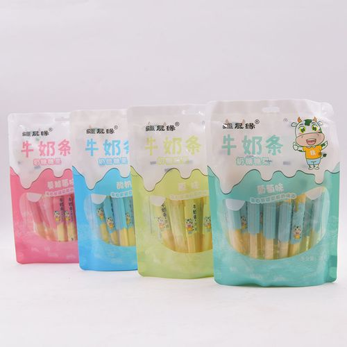 新疆特产疆晟缘牛奶条200g*4袋 奶酪条乳酪棒零食小吃糖果伴手礼