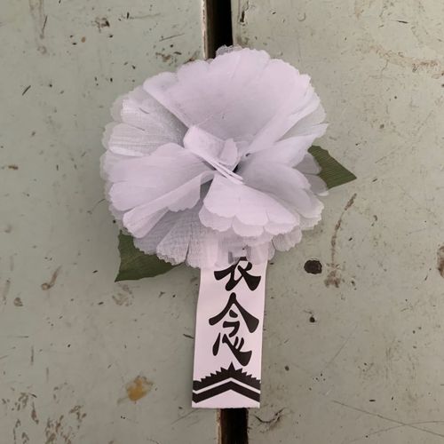 殡葬白事胸花悼念小白花追悼会胸前佩戴白花丧葬用品绢花清明祭祀