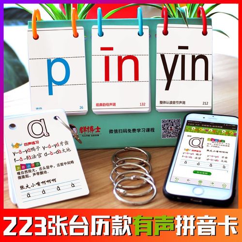 会发音的拼音卡片儿童一年级小学生学前汉语拼音卡片启蒙学习教具