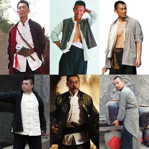 影视古装民国土匪古装男士棉麻土匪服民国农民装红高粱于占鳌古装