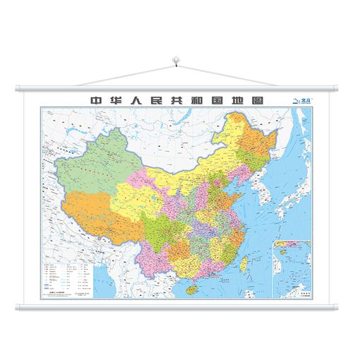 2019年最新版中国地图挂图(1070mm*760mm专用挂图)