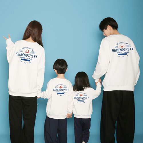 【亲子装一家三口】2021潮亲子装秋装一家三口早秋季母女母子装全家庭