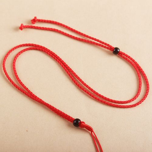 简约吊坠挂绳手工编织项链绳diy翡翠玉器黄金挂坠黑红