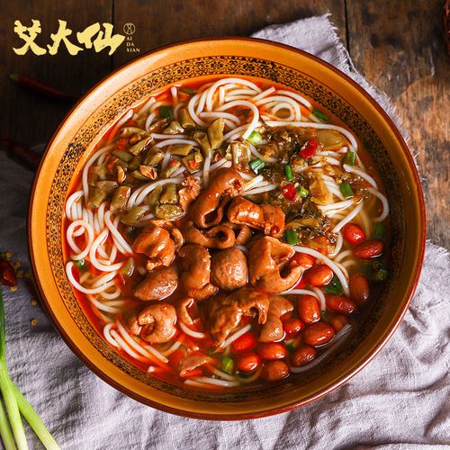 艾大仙江西鹰潭肥肠粉江西特产煮大肠粉面中辣方便速食米粉米线