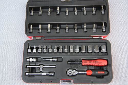 史丹利 38件6.3mm套筒组合工具 汽修工具 螺丝批套装 99-109