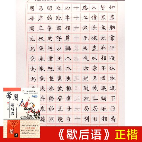 【精选】成人楷书练字帖小中学生大学生钢笔临摹练字本正楷速成字帖