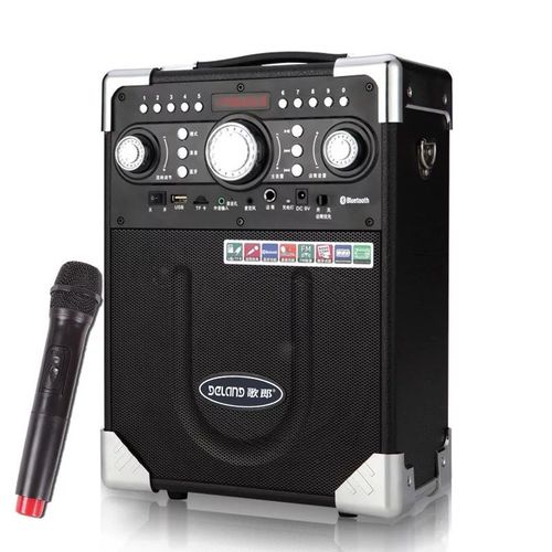 戴乐s8广场舞音响超大音量低音炮户外演出 k歌手提家用蓝牙音箱