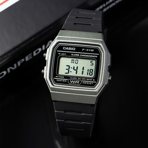 卡西欧 casio f-91wm-3a/2a/7a/9a df经典复古电子表防水学生手表
