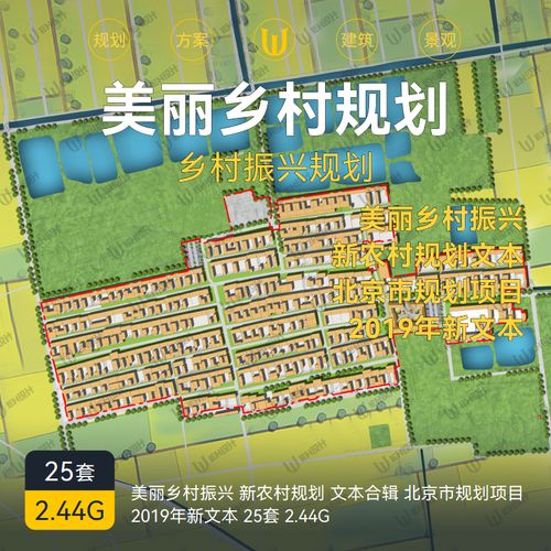 美丽乡村振兴村庄规划美丽农村整治规划设计新农村规划文本合辑