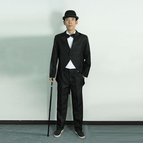 卓别林服装燕尾服男士女士燕尾服绅士服装出租北京演出服出租租赁