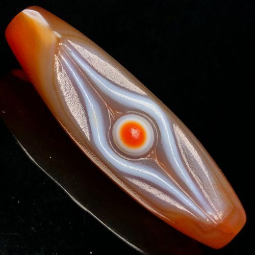 藏区回流老料高油包浆风化天然佛眼天珠项坠吊坠挂件民族风配饰