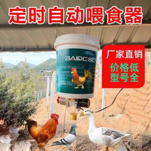 自动喂鸡喂食器鸡鸭养鸡全自动投远程投料机喂鸽子鸟饲料定时