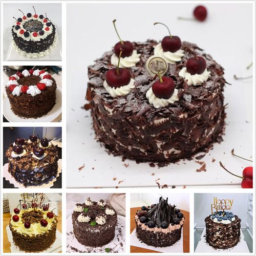 网红黑森林生日蛋糕同城巧克力蛋糕水果蛋糕全国重庆成都西安配送