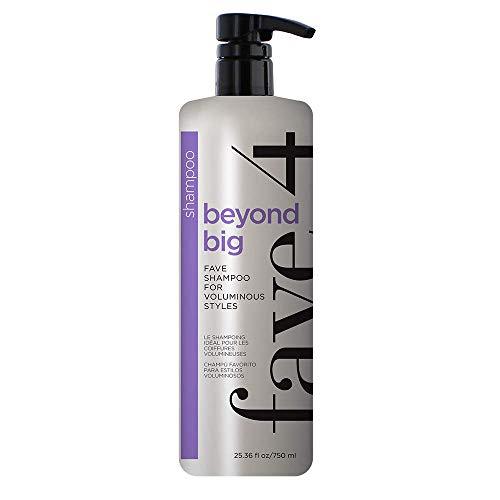 fave4 hair beyond big volumizing shampoo for big styles & li