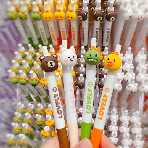 5黑色签字笔可爱萌高颜值闺蜜笔