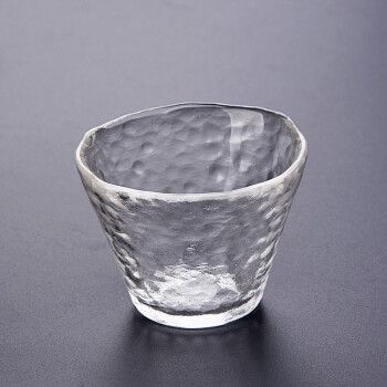 澜扬单个装玻璃功夫小茶杯大小号加厚透明品茗杯子耐热家用茶具套装耐