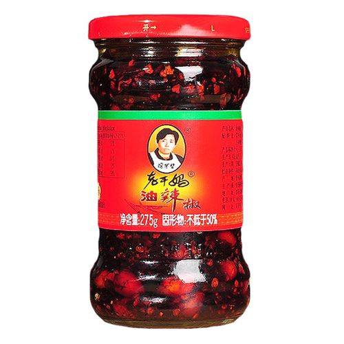 老干妈辣椒酱 花生油辣椒275g/瓶
