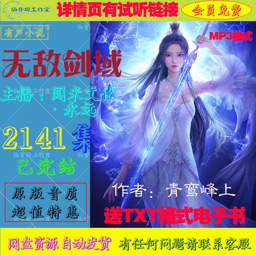 有声小说 无敌剑域 阅米文化永远播讲 送txt格式电子书0100