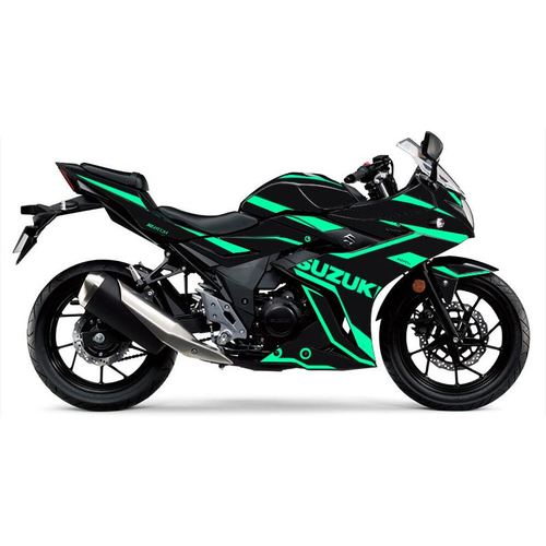 适用于铃木gsx250r改装车身贴花轮毂贴纸全车拉花版画版花可定制 铃木