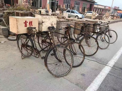 老自行车怀旧收藏70年代民俗老物件老货洋车老式旧二八自行车古董