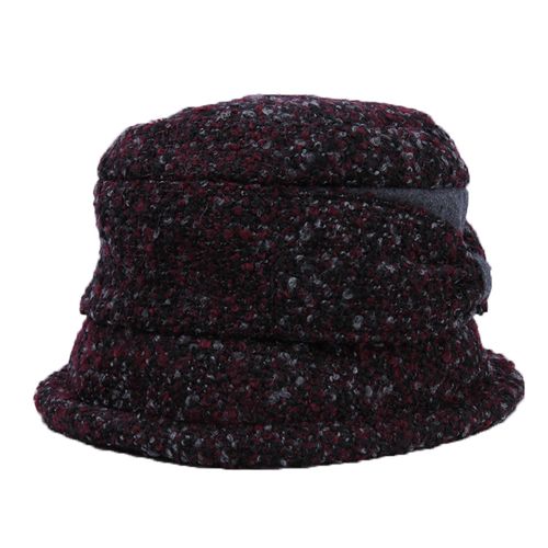 盛锡福帽2018秋冬季日韩新款女士盈彩小檐蝴蝶结盆帽渔夫帽休闲帽