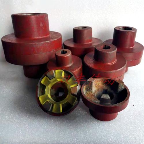 外径90-165mm三爪联轴器六角弹性靠背轮键销式带内经水泵电机对轮