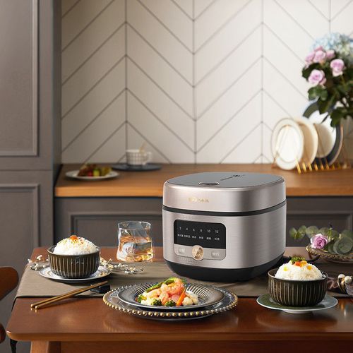 小熊电饭煲p30m3电饭锅家用金属机身微电脑智能预约定时煮饭神器