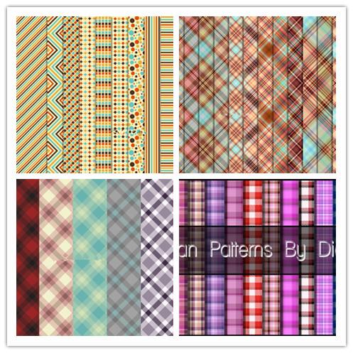 pat格子布纹背景ps填充图案平面设计素材可平铺无缝