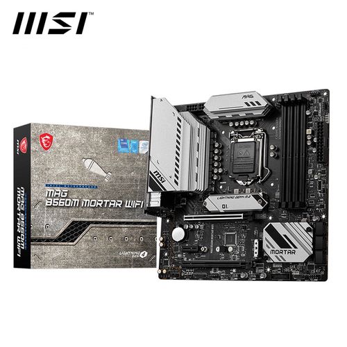 微星(msi) b660m ddr5 台式机电脑主板mortar迫击炮wifi 支持12代