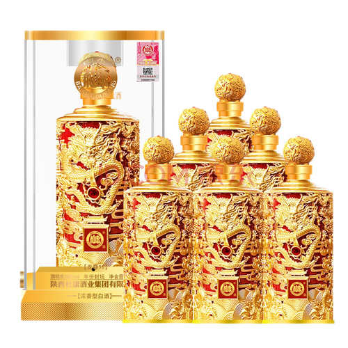 白水杜康 52度 浓香型白酒 粮食酒 送礼佳品 龙尊(优90)年份封坛500ml