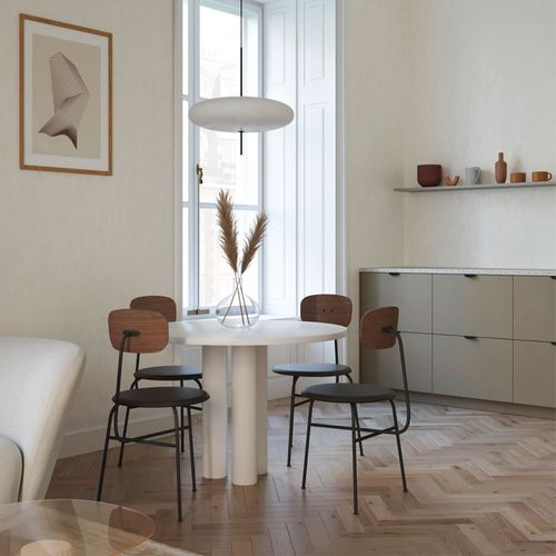 谷及北欧轻奢家用客厅餐厅饭桌圆桌现代简约创意网红小户型餐桌