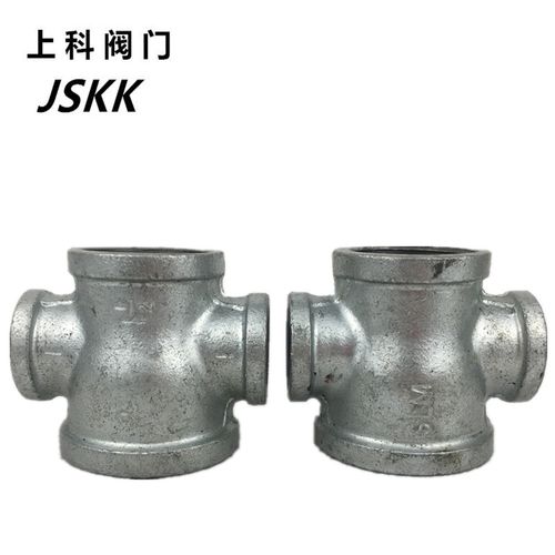 镀锌玛钢管件侧大四通丝扣四通正四通异径四通水管接头大小四通