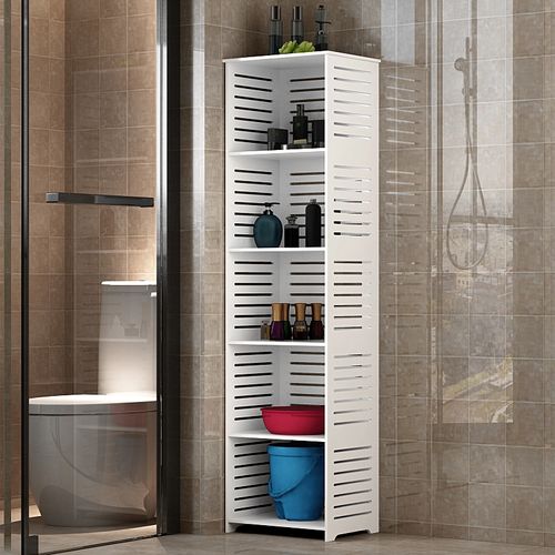 卫生间置物架浴室落地脸盆架厕所多层化妆品杂物收纳柜洗手间盆架