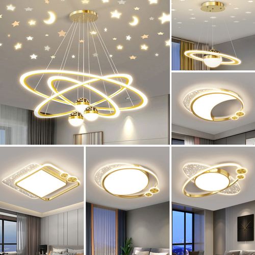 vvs美学灯 【套餐】客厅灯吊灯灯具套餐轻奢金色北欧led创意个性简约