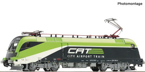 22年4月數字音效roco 70504 obb 1016 維也納機場快線電力機車ep6