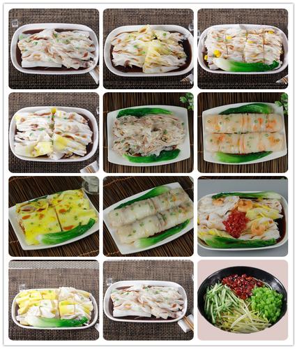 新款仿真食品模型蛋肠早点食物模型装饰摆件广式粤式港式肠粉模型