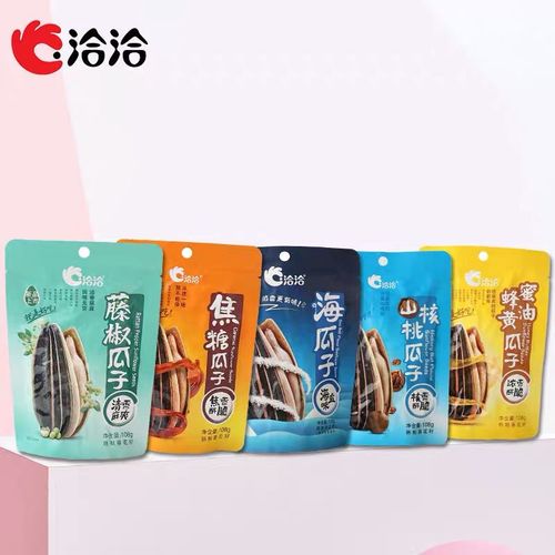 洽洽焦糖藤椒瓜子108g恰恰原味葵花籽山核桃蜂蜜炒货零食批发年货【6