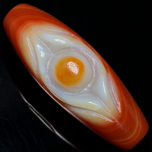 藏区回流老料高油包浆天然佛眼天珠项坠吊坠挂件民族风男女配饰