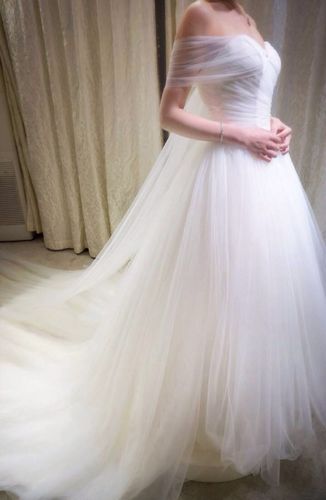 新款时尚亚马逊速卖通wish新娘结婚婚纱礼服韩版显瘦款式