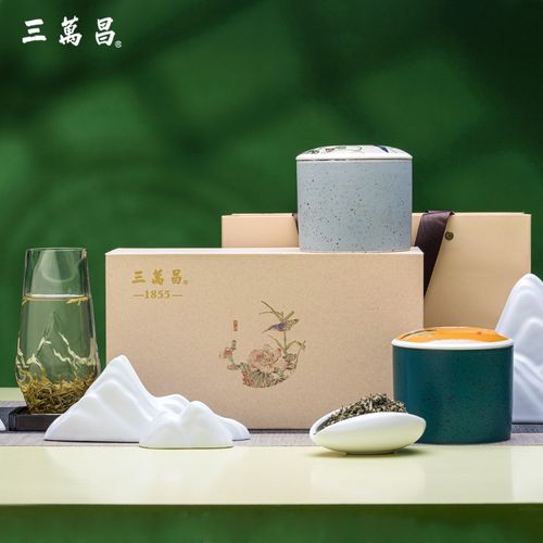 三万昌 碧螺春2021新茶明前茶茶叶绿茶洞庭山明前特二级礼盒200g