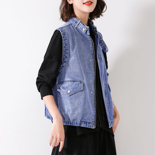 牛仔马甲女宽松韩版时尚坎肩2019春秋新款潮百搭无袖