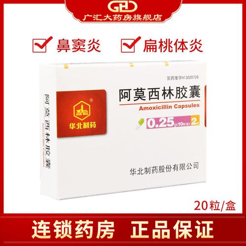 华北制药 阿莫西林胶囊 0.