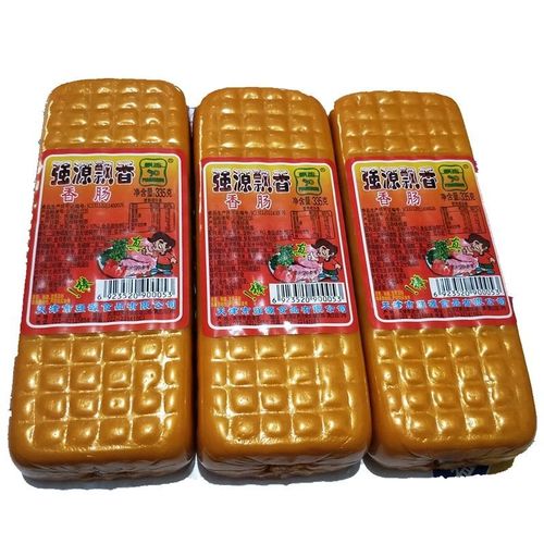 天津强源飘香火腿肠片粗超大香肠特产缘热即食火锅店包邮长方形宽